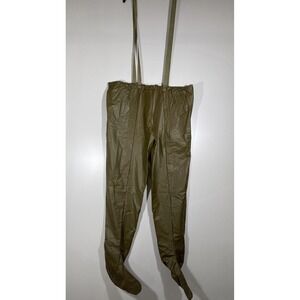Sportsman Stockinfoot Wadder Pants Size Small Green Fishing  *see Description‎